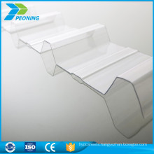 Best price Bayer material corrugated polycabonate sheet